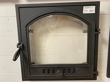 Дверца топочная К505 (410*410), застекленная, герметичная