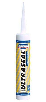 Герметик силиконовый KRASS Ultraseal универсальный Бесцветный 260 мл.